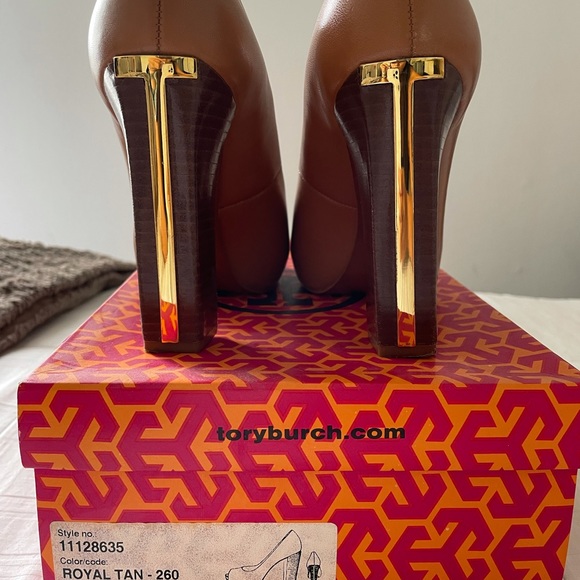 Tory Burch vintage Fall collection leather heel - Picture 7 of 7